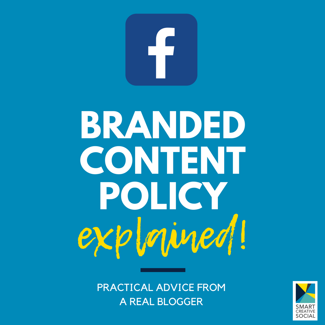 graphic - Facebook Branded Content Policy explained
